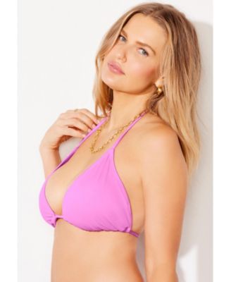Women's Essential String Triangle Bikini Top