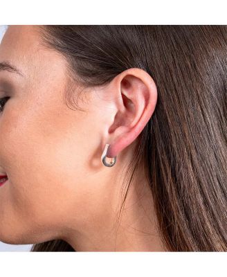 Petal Hoops Small in Gold Vermeil