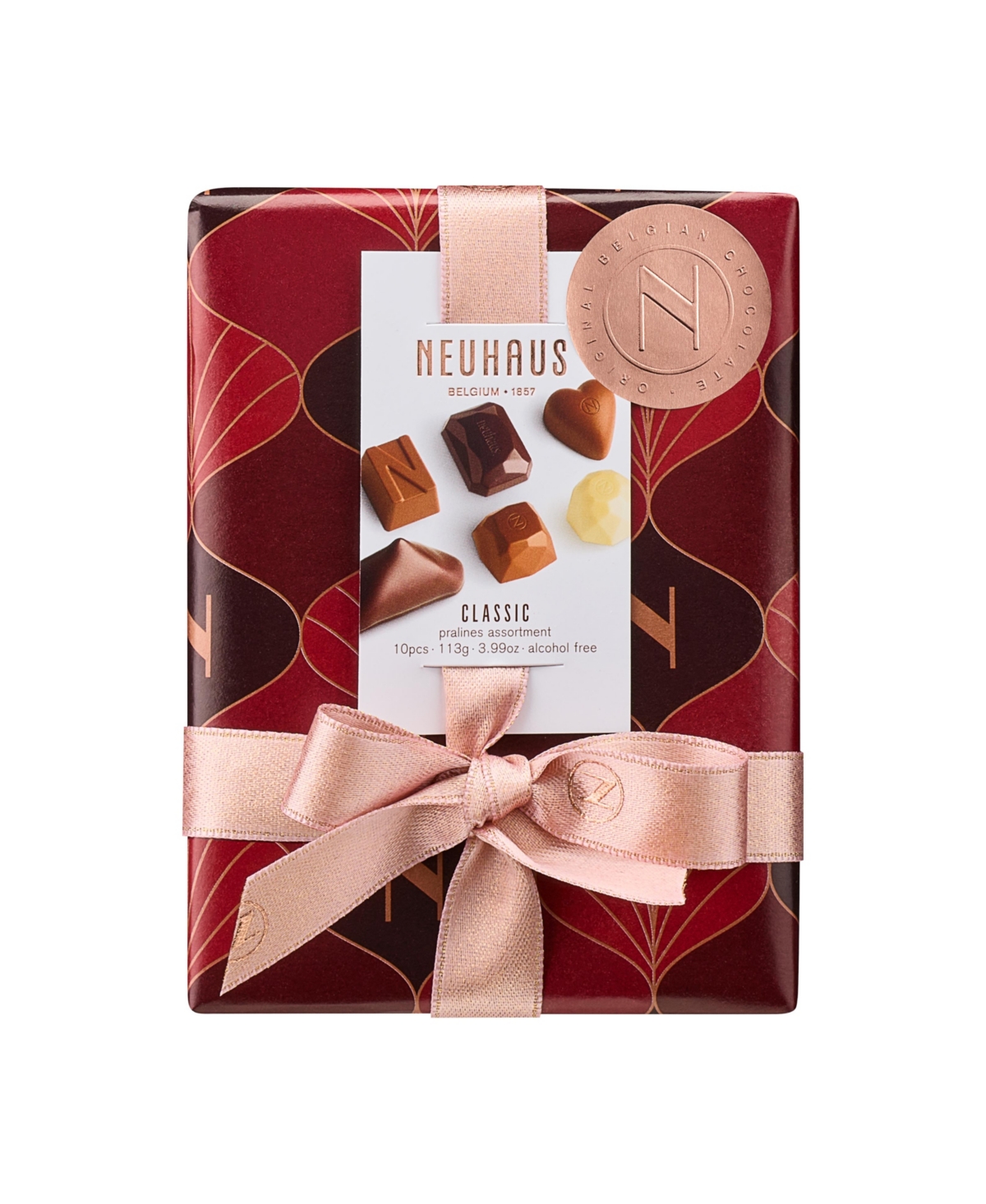 Neuhaus Holiday Ballotin 1/4 lb Assorted Chocolate, 10 Pieces