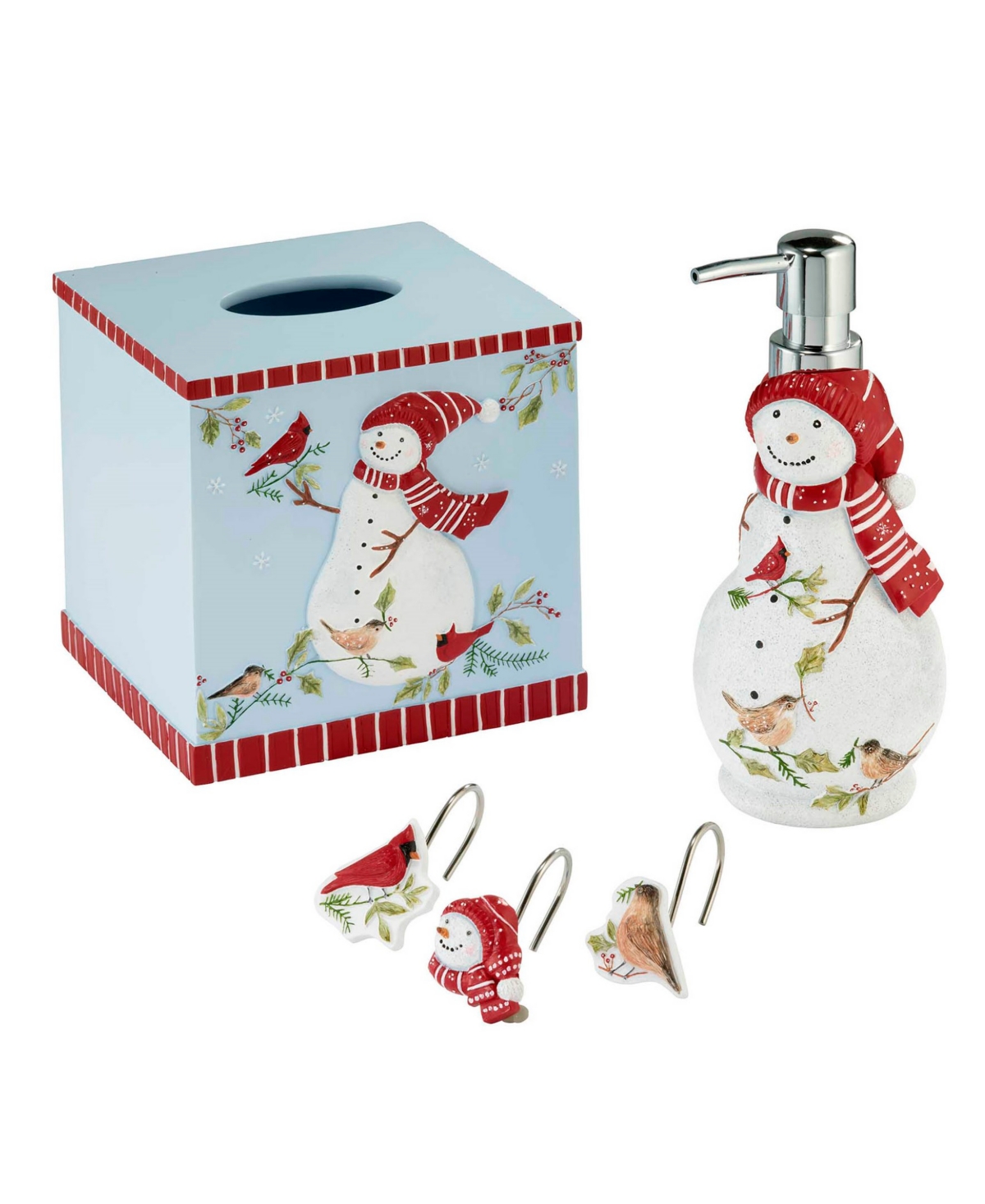 Avanti Holiday Cheer Resin Lotion Dispenser In Multi