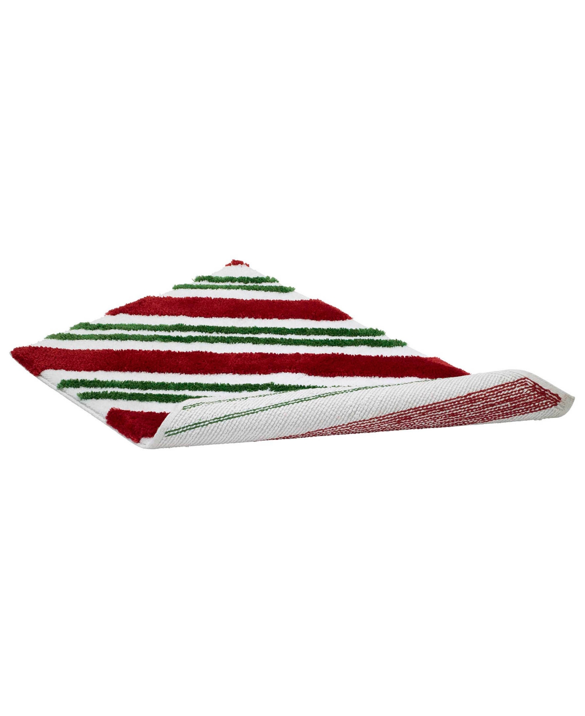 Avanti Candy Cane Polyester Bath Rug, 20" X 32" In Multi