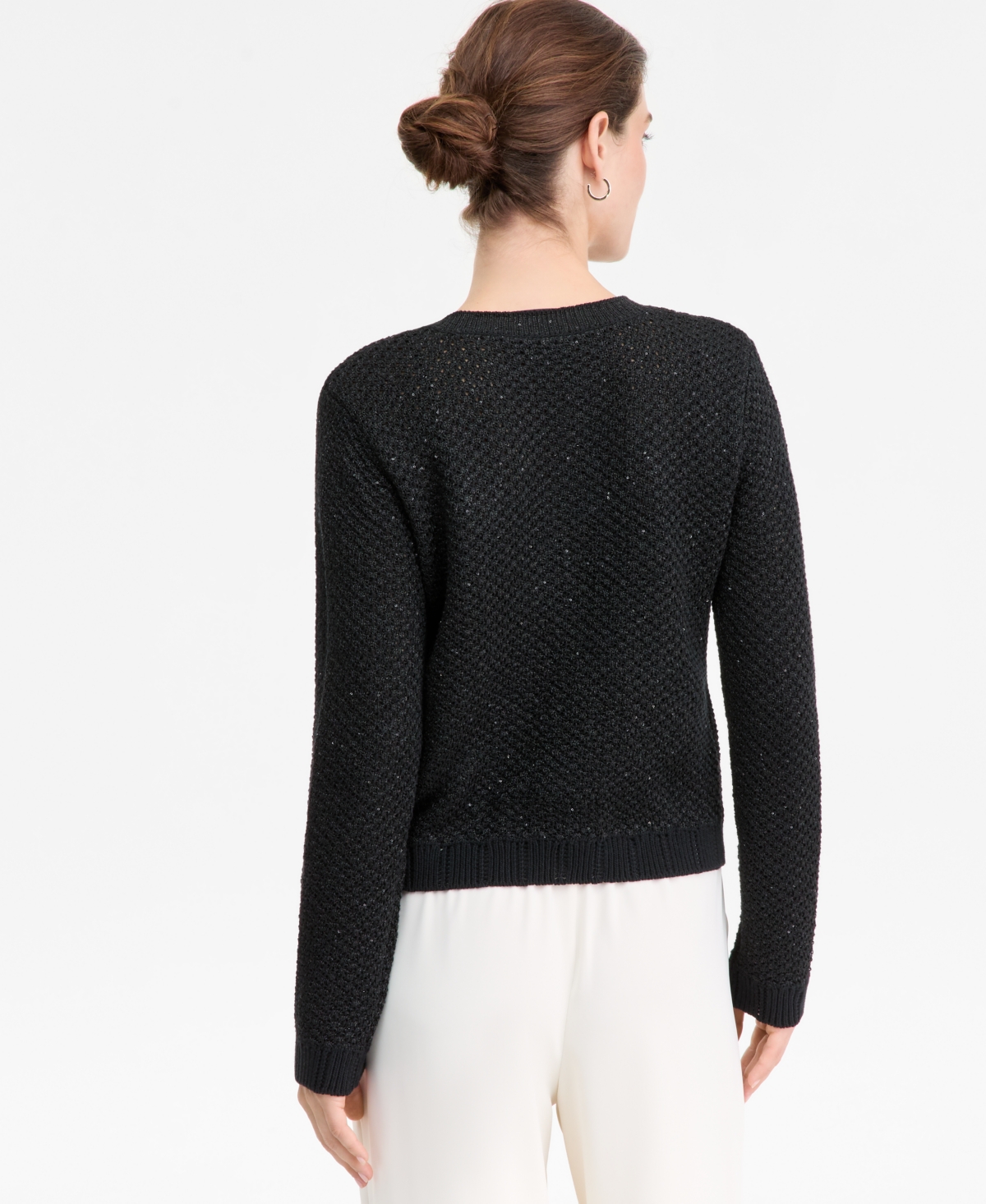 I.n.c. International Concepts Women's Metallic Cardigan, Macy's Exclusive