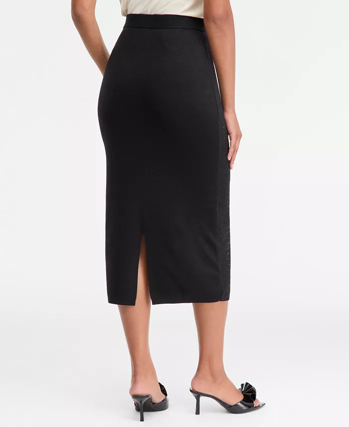 Women's Rhinestone Sweater Skirt - thumbnail 10