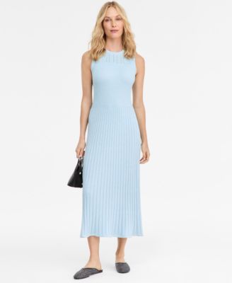 Women's Sleeveless Metallic Sweater Dress, Macy's Exclusive