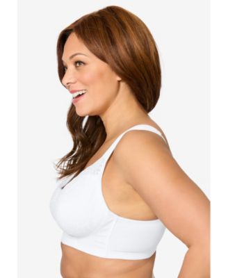 Women's Full Coverage Lace Overlay Bra