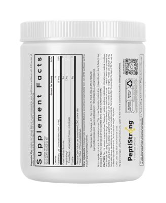 Muscle Formula+ Platinum Supplement - Creatine Monohydrate, PeptiStrong Fava Bean Protein Hydrolysate, Vitamin D3, Unflavored, 8.78 Oz