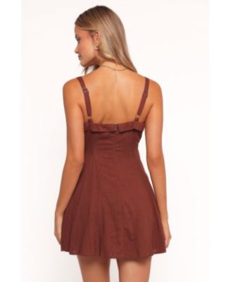 Women's Caitlin Mini Dress - Cognac