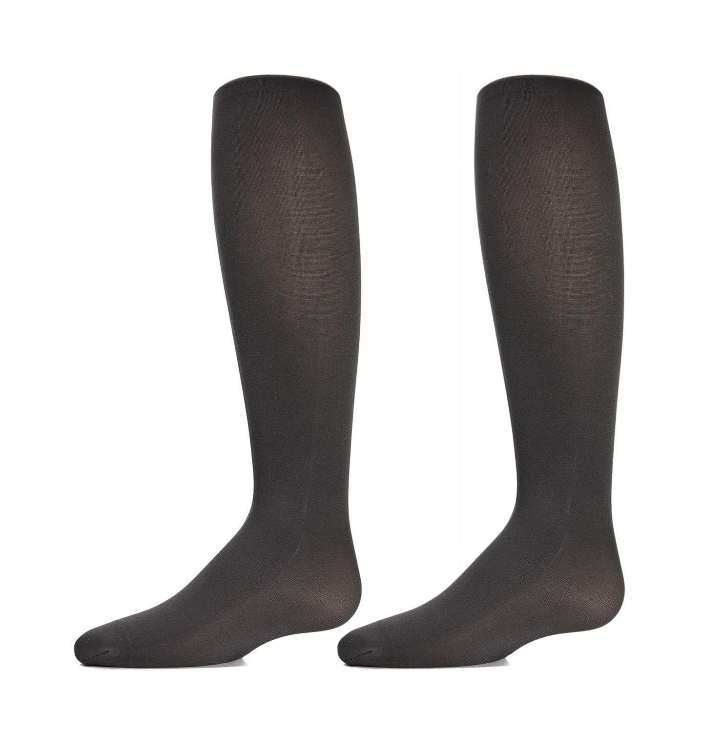 Колготки MeMoi 2 Pair Pack Essentials Nylon Tights для девочек, цвет: Угольный — фото 1