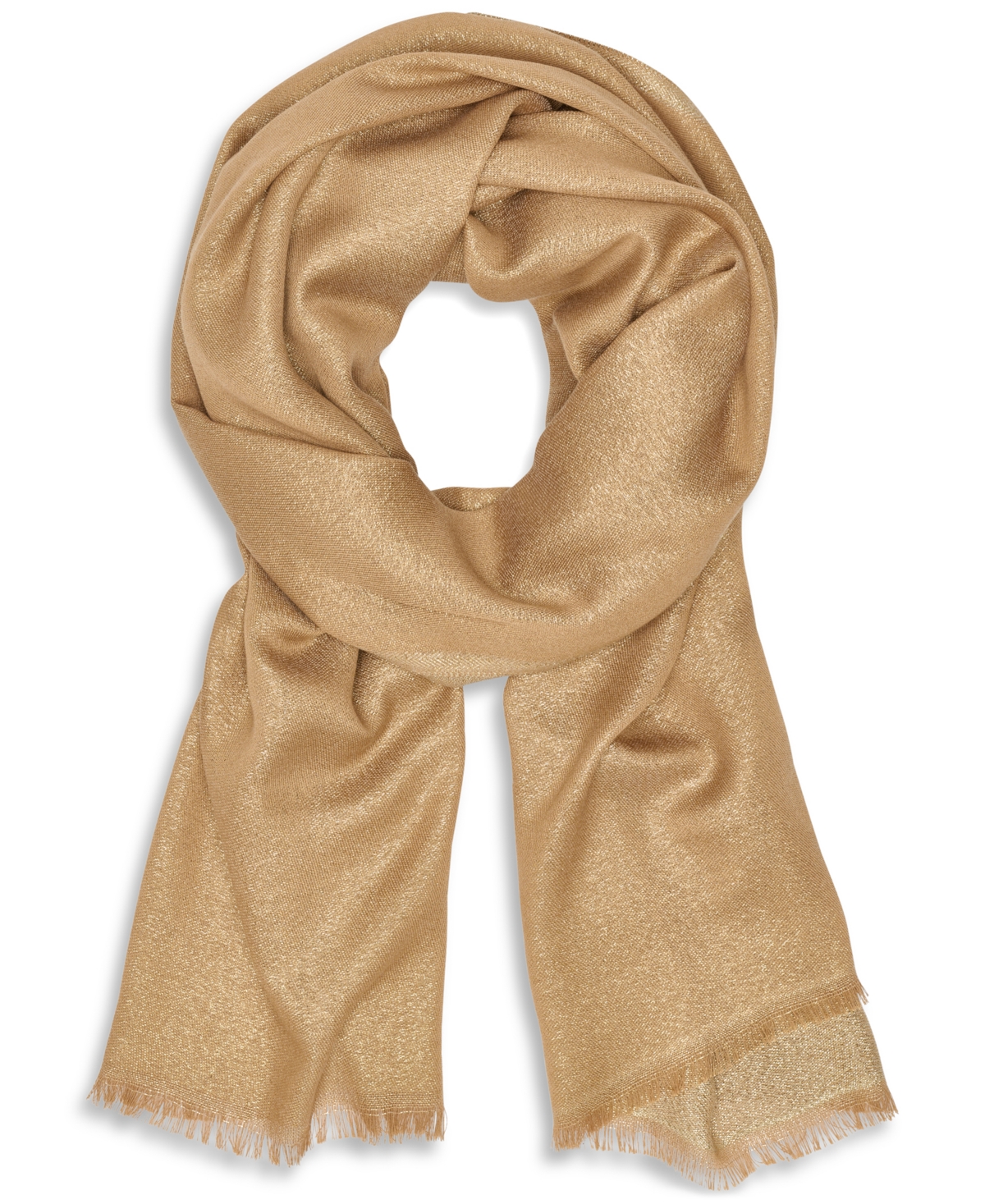 Calvin Klein Lightweight Metallic Evening Wrap