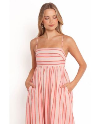 Odessa Maxi Dress - Pink Stripe