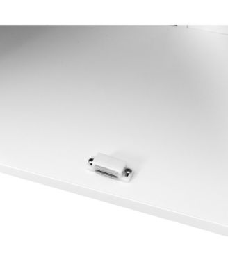 CASAINC 1Pc MDF Double Doors, Adjustable Shelf & Waterproof Finish Bathroom Floor Cabinet