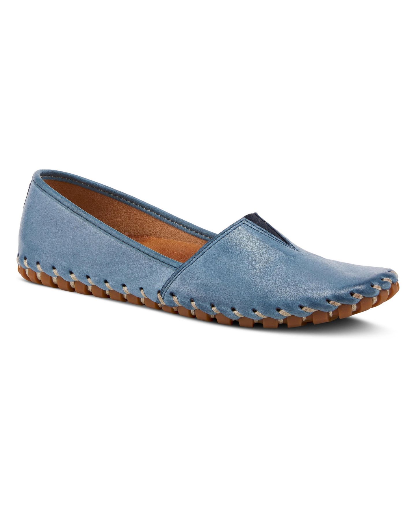 Женские туфли Spring Step Kathaleta Loafer with Premium Leather Upper, цвет: Синий — фото 1