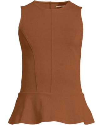 Plus Size Sleeveless Starfish Peplum Top