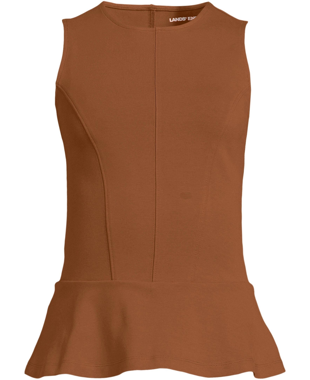 Lands' End Plus Sleeveless Starfish Peplum Top