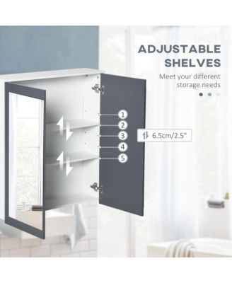 Modern Bathroom Cabinet with Mirror and Ample Storage for Toiletries