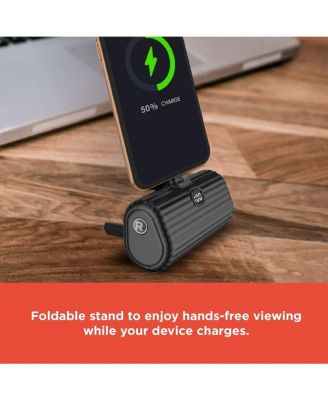 Portable Battery Powerbank Charger 5000 MAH Compatible with Type-C Devices LED Panel for Charge Level 2309282