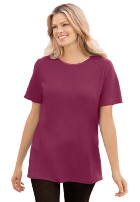 Women's Within Waffle Thermal Satin Trim Tee