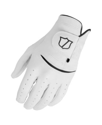 Staff Model White Mens Golf Glove - Left Cadet / M/L