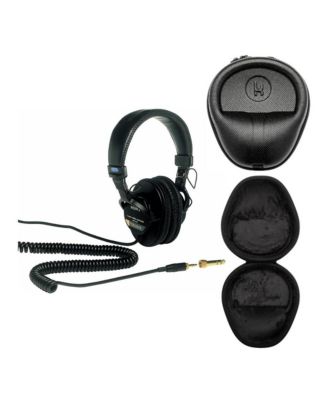 MDR7506 Professional Large Diaphragm Headphone Bundle with Case