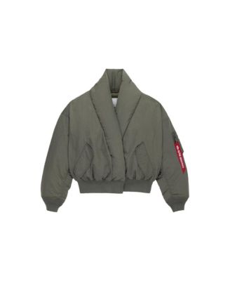 Women's Shawl Collar Flight Jacket W