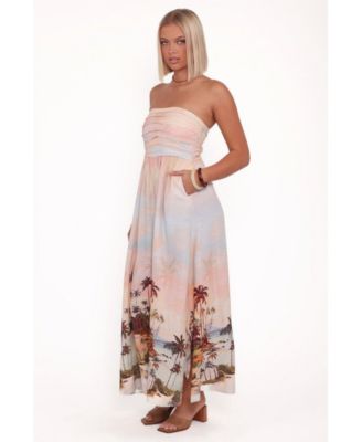 Women's Marcia Midi Dress - Sunset Print