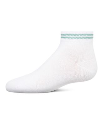 Big Girls Ziggy Double Ring Cotton Blend Anklet Sock