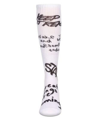 Girls' Graffiti Knee High Socks