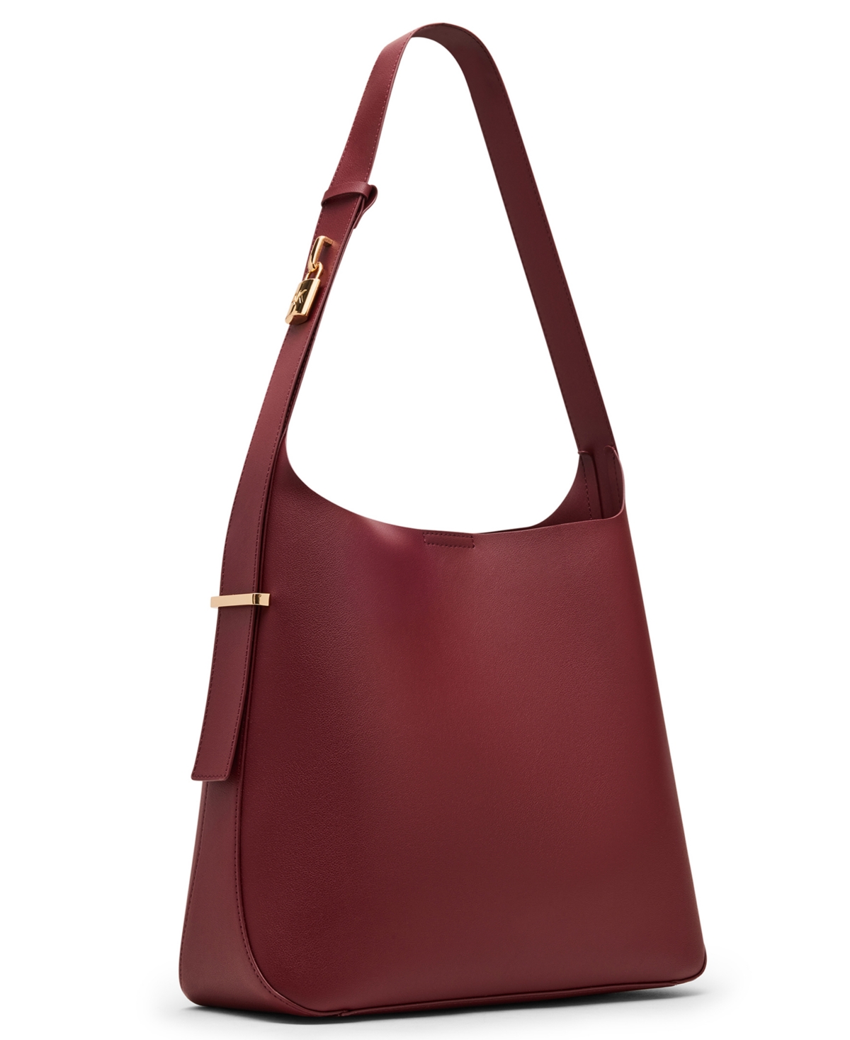 Anne Klein Medium Hobo Tote Bag In Burgundy