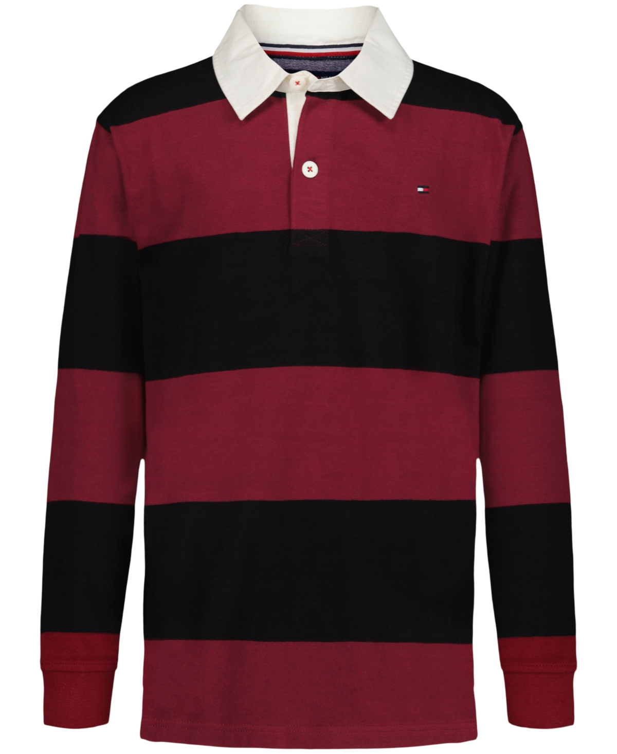 Tommy Hilfiger Kids' Boys 2t-7 Rugby Polo Shirt In Red