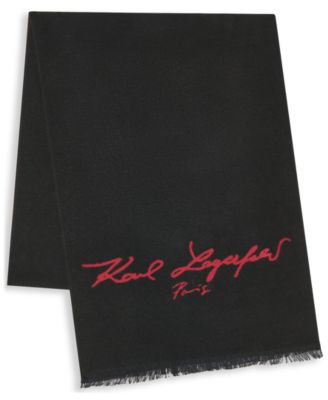 Women's L'amour Embroidered Blanket Scarf