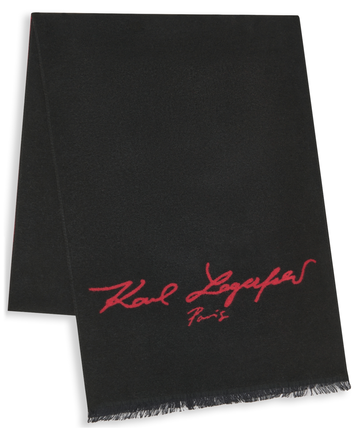 Karl Lagerfeld Paris Women's L'amour Embroidered Blanket Scarf