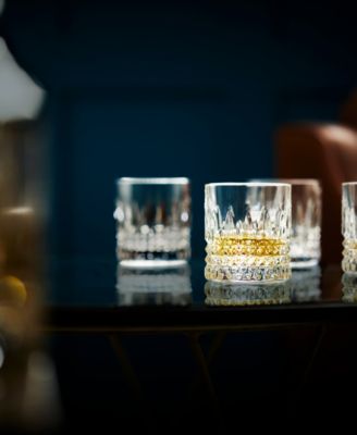 Connoisseur Lismore Diamond Straight Tumbler 6 oz, Set of 4