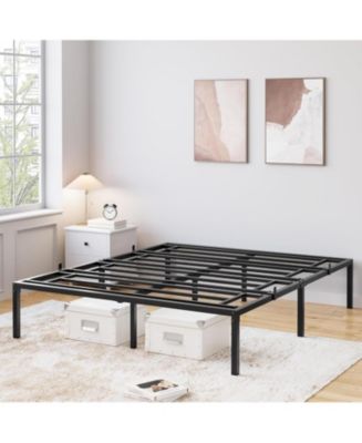 8 Inch Full Bed Frame No Box Spring Needed, Heavy Duty Metal Platform ...