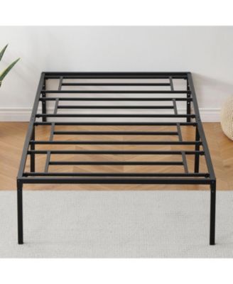 Metal Bed Frame, 14 Inch Simple Platform Bed Frame, Sturdy Heavy Duty Frame Bed Mattress Foundation, No Box Spring Needed, Easy Assembly, Twin Size