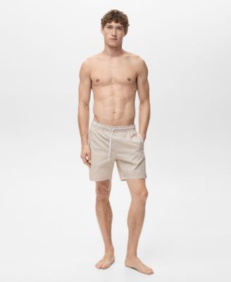 Men's Seersucker Swimming Trunks