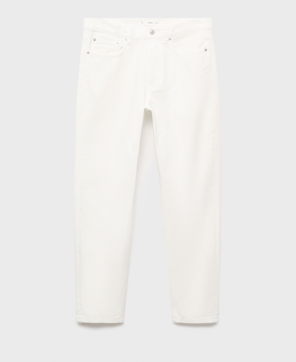 Mango Men's Lori Tapered-fit Jeans In White