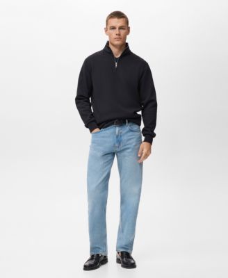 MANGO - Men's Regular-Fit Cotton Sweatshirt