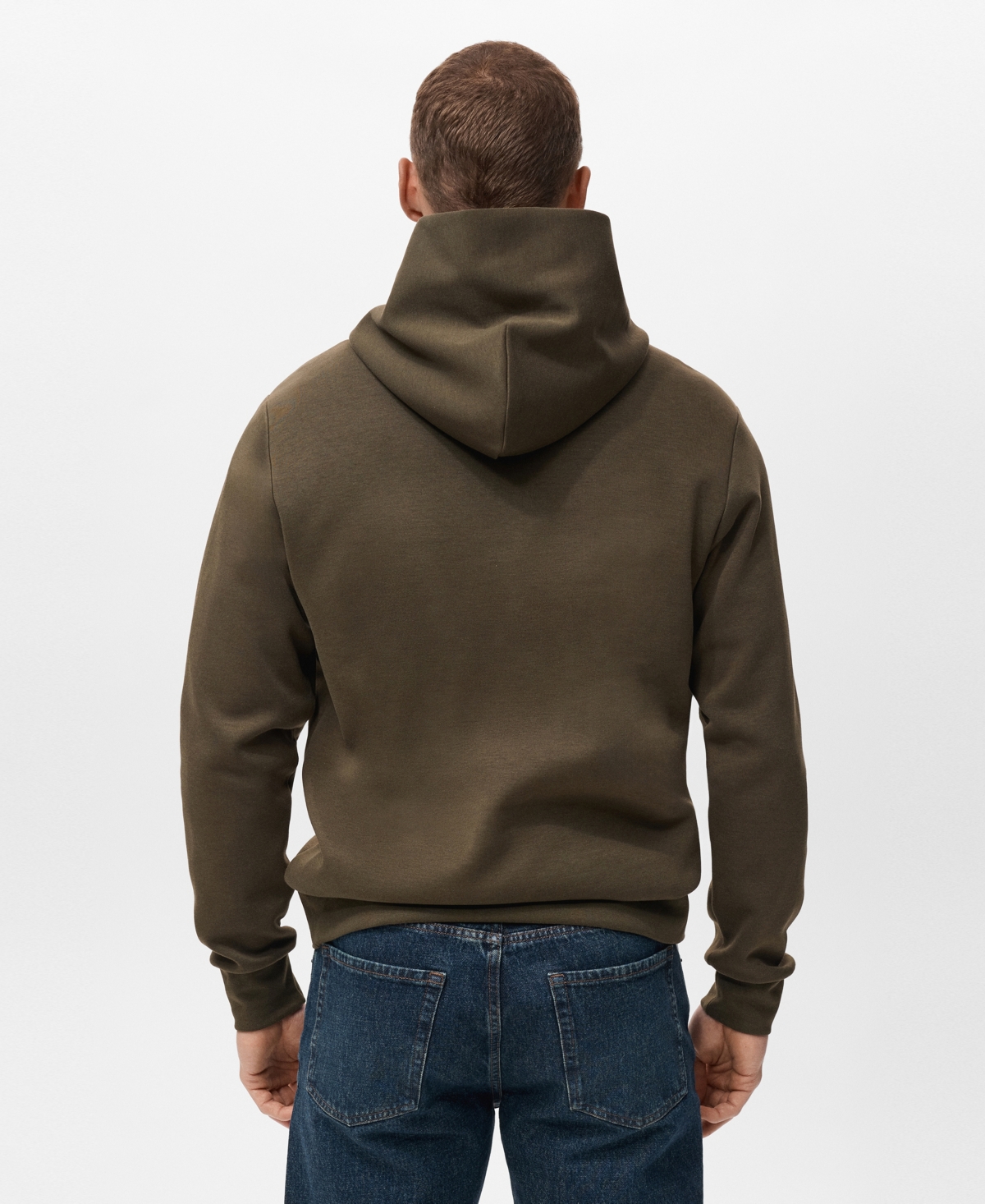 Mango Men's Regular-fit Hoodie In Brown