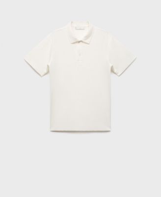 Men's Structured Knitted Polo Shirt