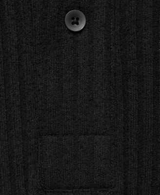 Men's Textured Knitted Polo Shirt