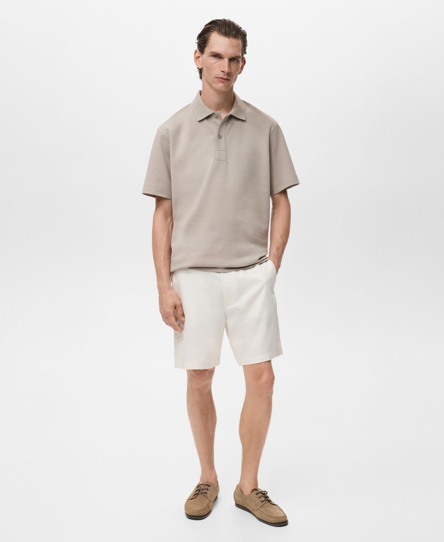 Men's Relaxed-Fit Cotton Polo Shirt