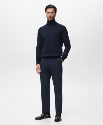 MANGO - Men's Merino Wool Turtleneck Sweater