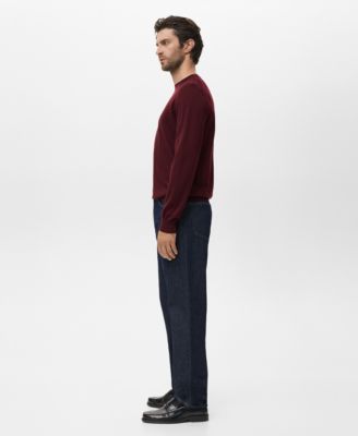 Men's Wool Round-Neck Sweater