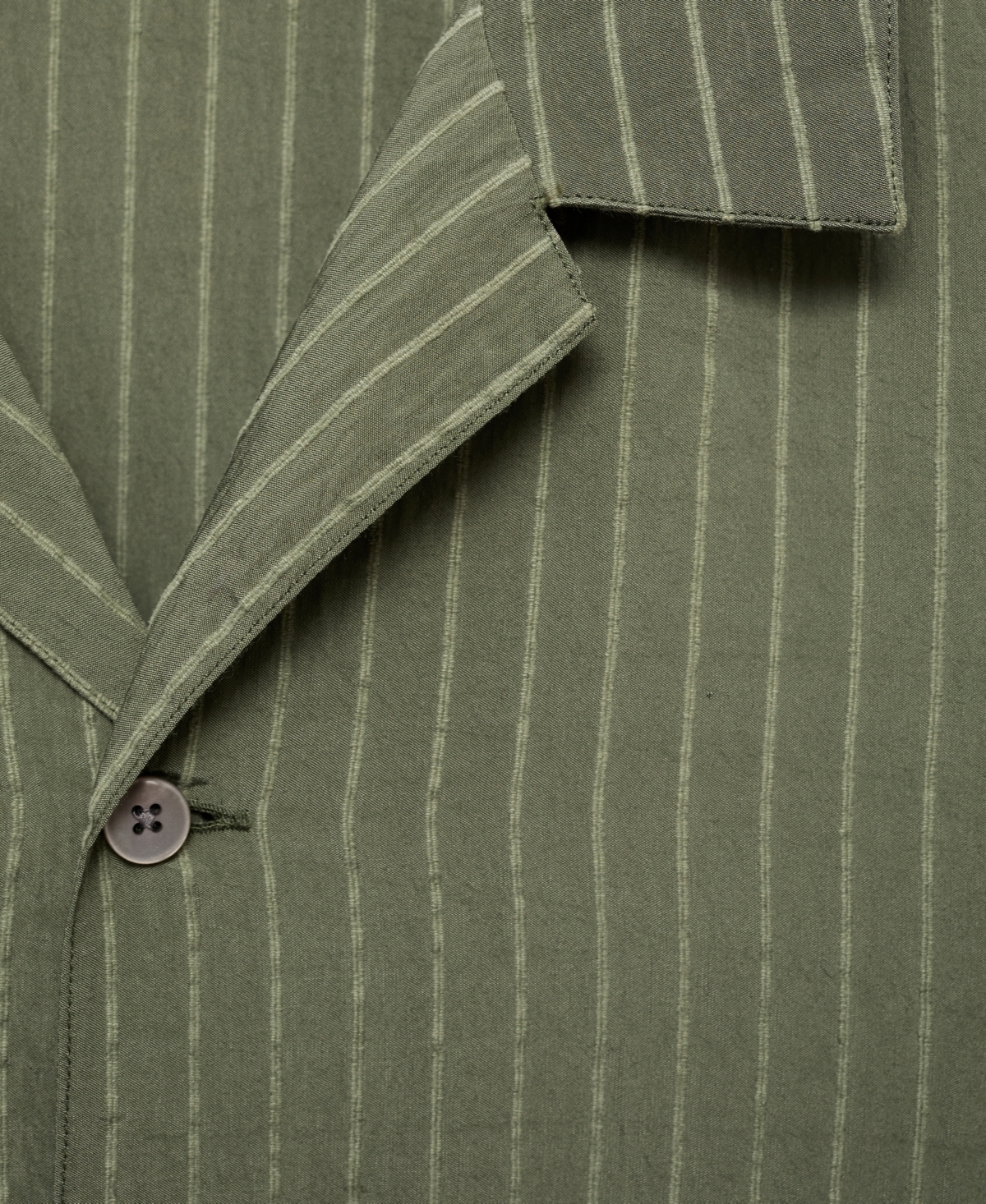 Mango Men's Short Sleeve Striped Shirt