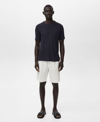 Men's Linen Slim-Fit T-Shirt