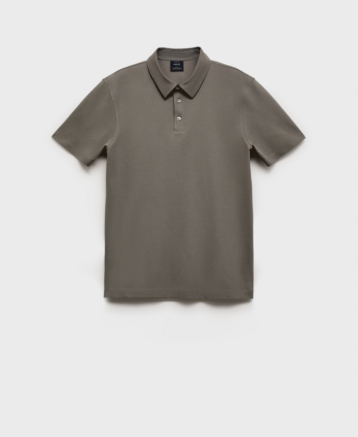 Mango Men's Cotton Pique Polo Shirt In Brown