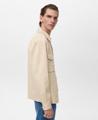 Men's Pockets Lyocell Cotton Jacket