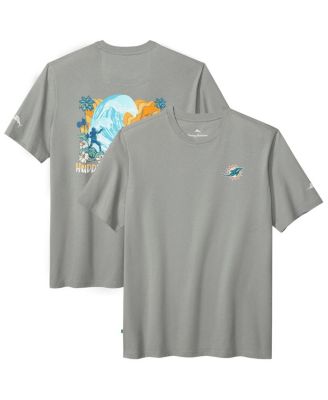 Tommy Bahama - Men's Gray Miami Dolphins Huddle Hang Tens T-Shirt