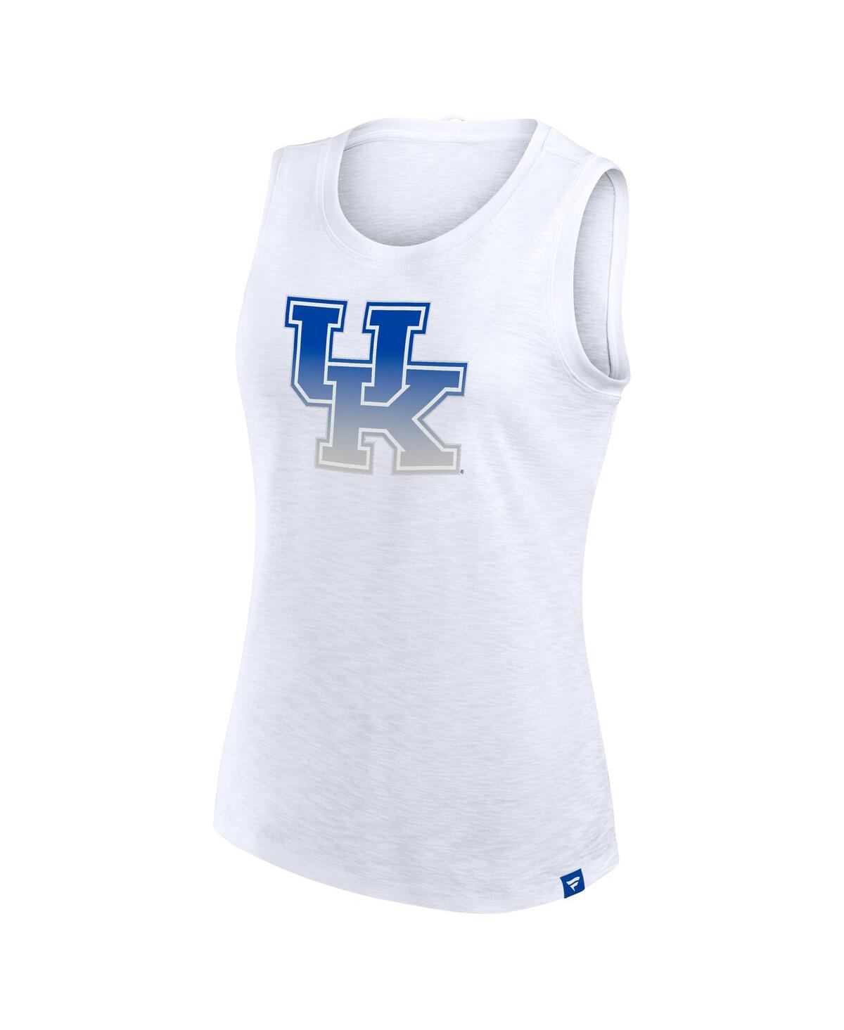 Fanatics Women's White Kentucky Wildcats Activate Slub Tank Top In White