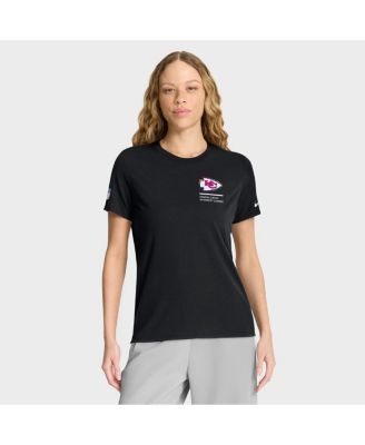 Nike - Women's Black Kansas City Chiefs 2025 NFL Crucial Catch Tri-Blend Dri-FIT T-Shirt